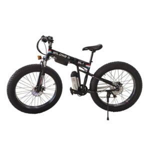 26inch Foldable Electric Bike 36V Lithium Battery Powerful Sand E-Bike Black