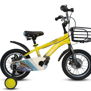 Yellow 14 Inch/16 Inch/20 Inch Steel Frame Bicycle With Training Wheels